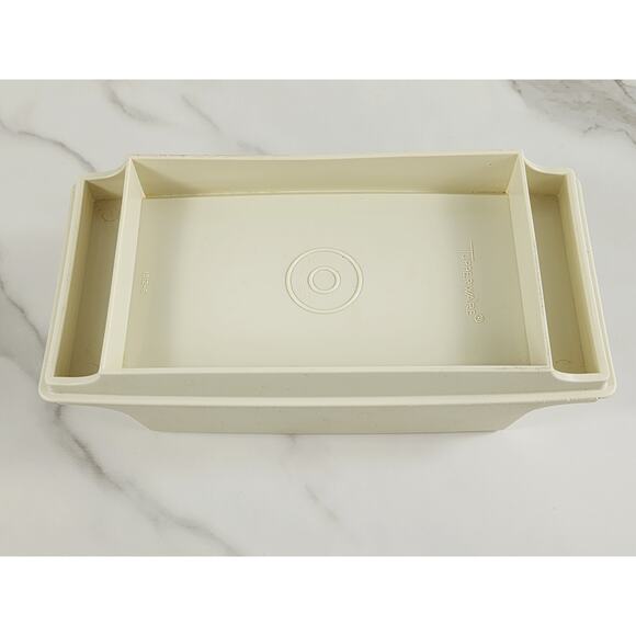 Tupperware Butter Dish Cheese Storage Dinnerware #1512-6 Made in USA Vintage - Picture 8 of 12